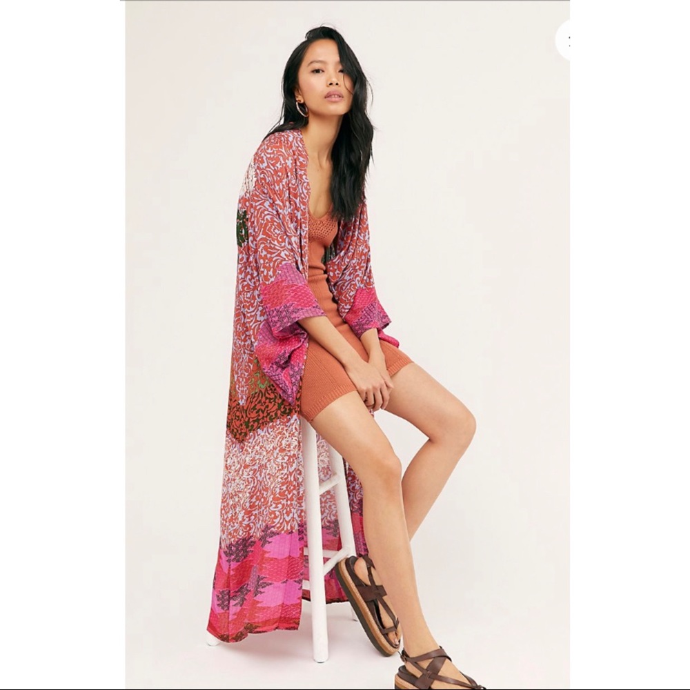 Free People Maxi Kimono